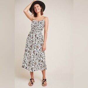 Corey Lynn Carlter leopard dress from Anthropologie